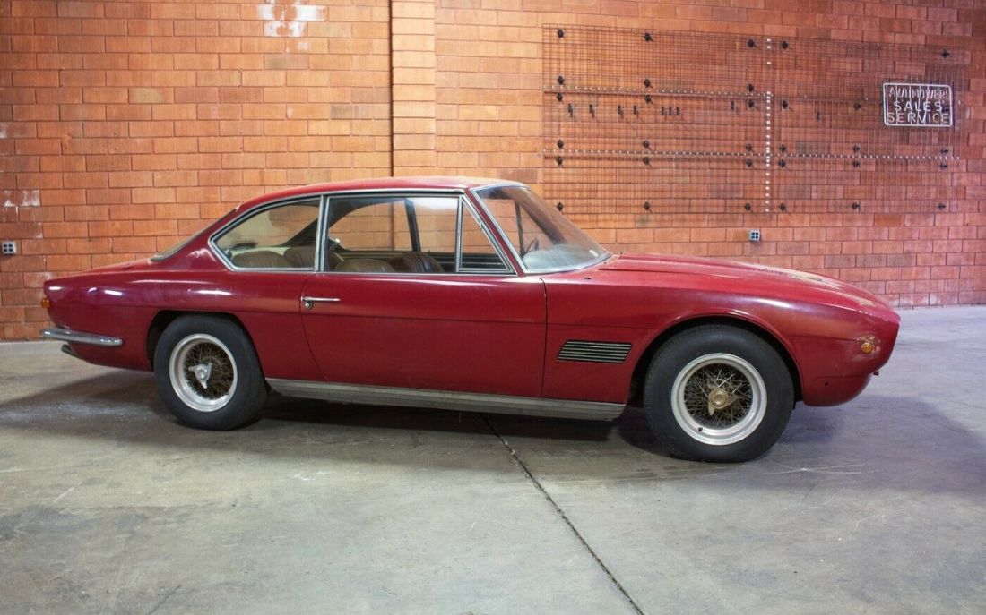 1965 Maserati Prototype Vignale Mexico 1 of 1 AM10302 5 Speed ZF Original Red 1965 Maserati Prototype Vignale Mexico