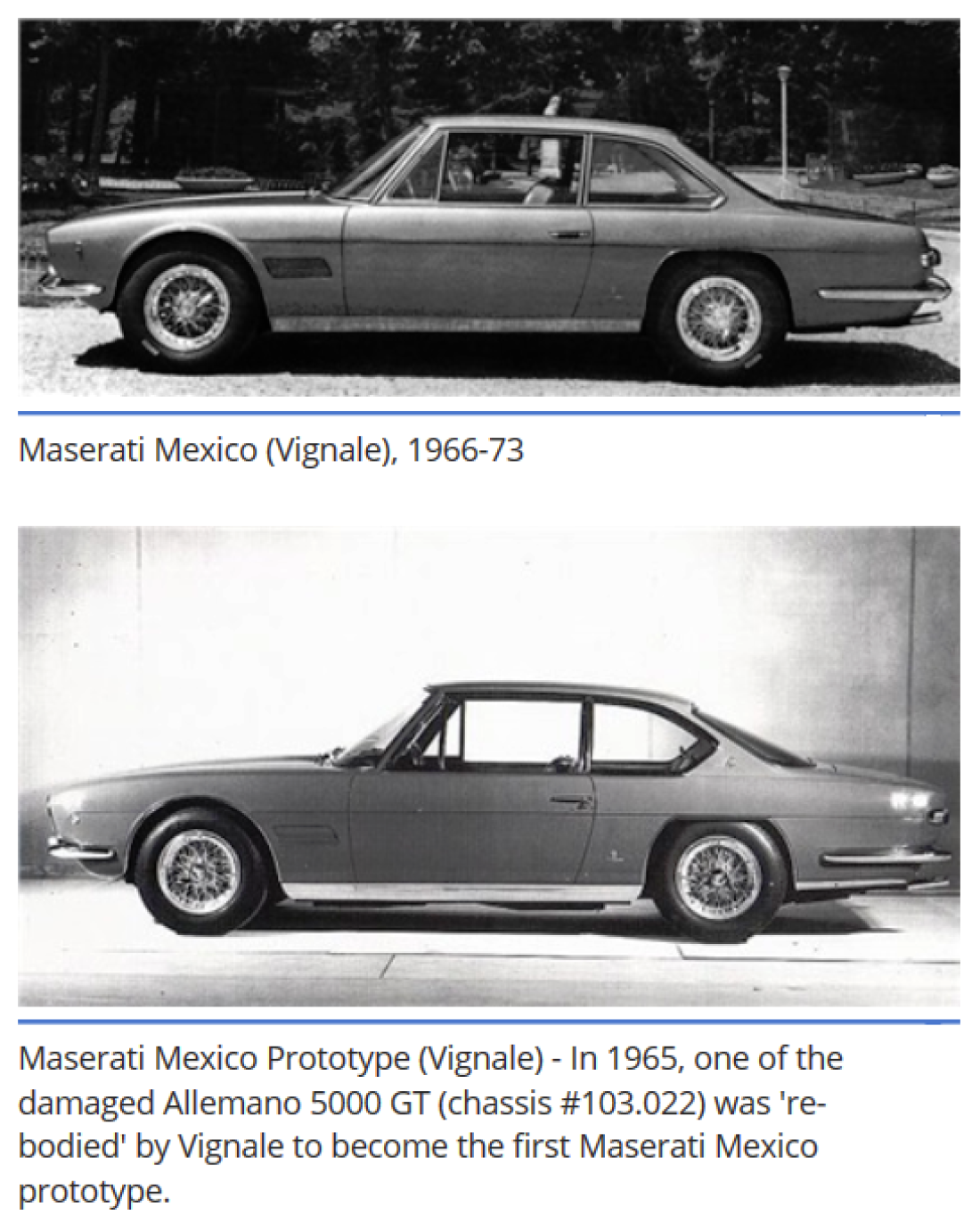 1965 Maserati Prototype Vignale Mexico - photo 8