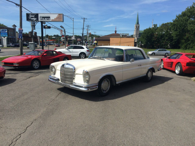 1965 MERCEDES-BENZ 220 SE COUPE W 111 EUROPEAN CAR 1965 Mercedes-Benz 200-Series SE