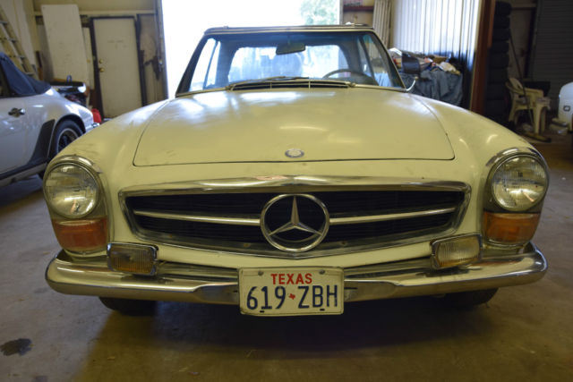 1965 Mercedes-Benz SL-Class 4 Speed 717G Papyrus White 332G Dark Blue Hardtop - photo 2