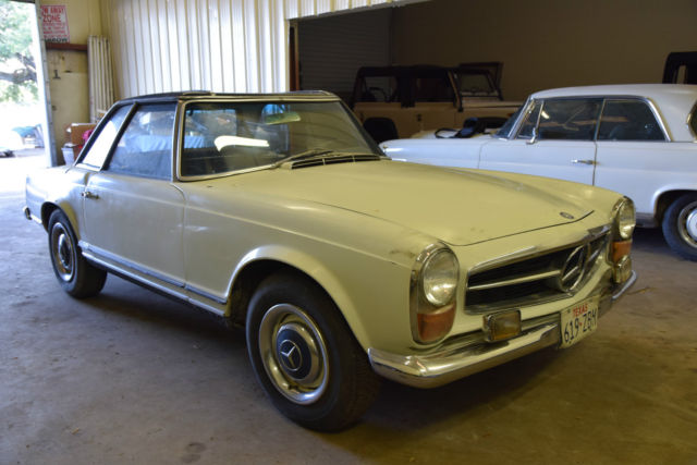 1965 Mercedes-Benz SL-Class 4 Speed 717G Papyrus White 332G Dark Blue Hardtop - photo 3
