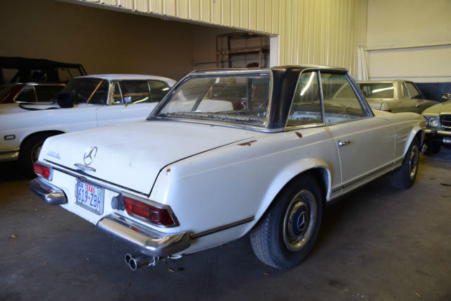 1965 Mercedes-Benz SL-Class 4 Speed 717G Papyrus White 332G Dark Blue Hardtop - photo 4