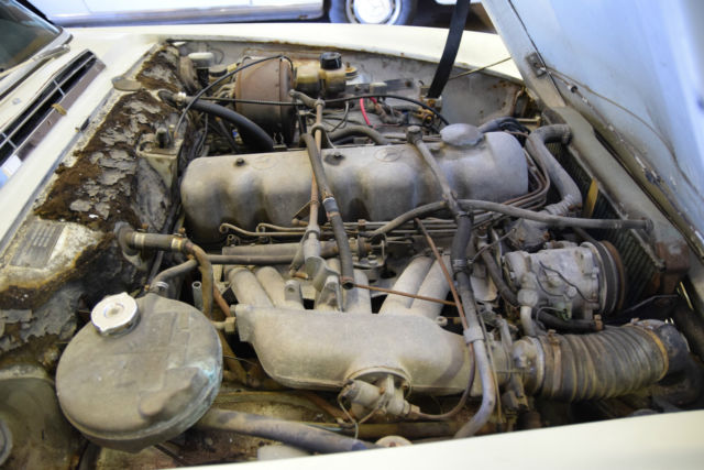 1965 Mercedes-Benz SL-Class 4 Speed 717G Papyrus White 332G Dark Blue Hardtop - photo 7
