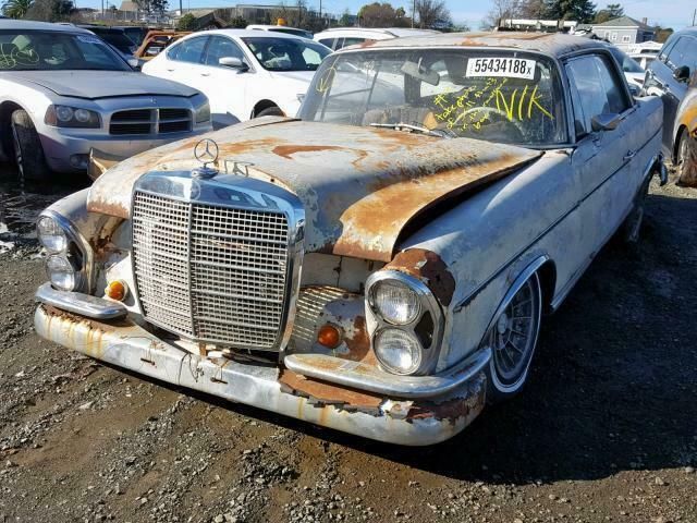 1965 Mercedes - Benz 300SE 300 Series 4,262 Miles White Coupe 6 Cyl Manual 1965 Mercedes - Benz 300SE 300 Series
