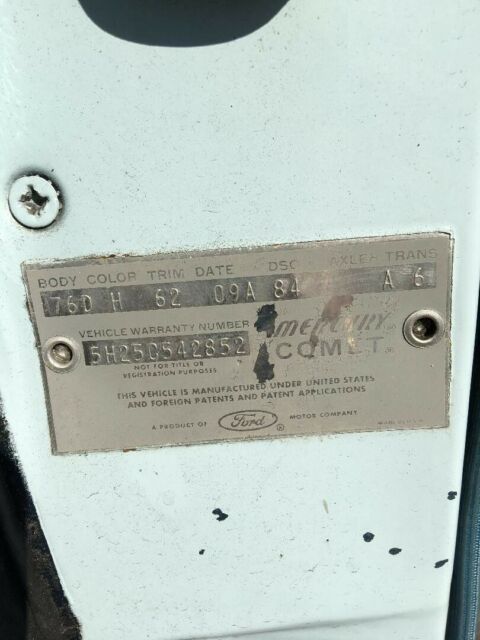 1965 Mercury Comet Caliente Convertible - photo 13