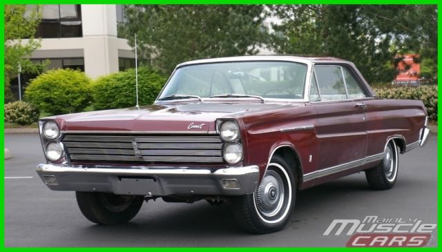 1965 Mercury Comet Caliente - V8 Buckets Console - Original BUILD SHEET! 1965 Mercury Comet