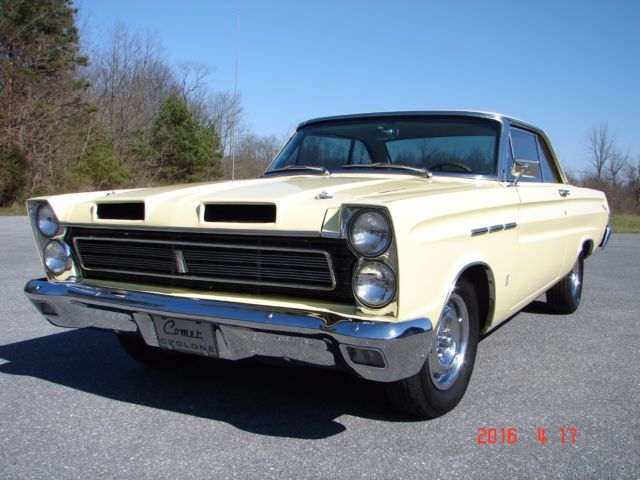1965 Mercury Comet CYCLONE 289 V8 AT NICE SOLID AFX BFX ram air RUST FREE videos 1965 Mercury Comet