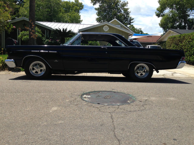 1965 Mercury Comet hot rod black built 289 headers big cam fast and loud 1965 Mercury Comet