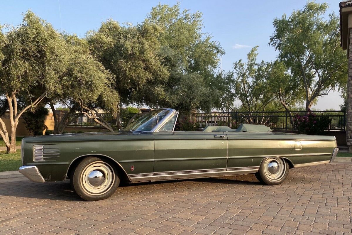 1965 Mercury Park Lane Convertible Green RWD Automatic 1965 Mercury Park Lane