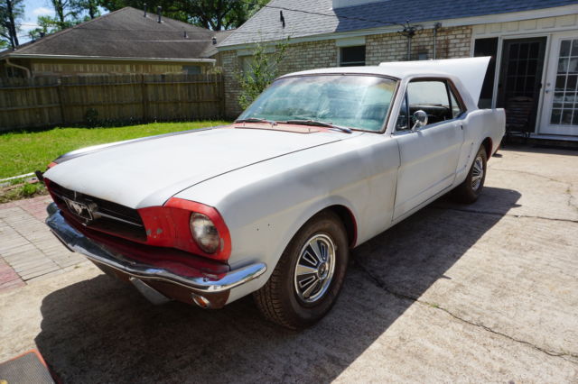 1965 Mustang 289 2v, Restoration started, Running 1965 Ford Mustang Coupe 2 door