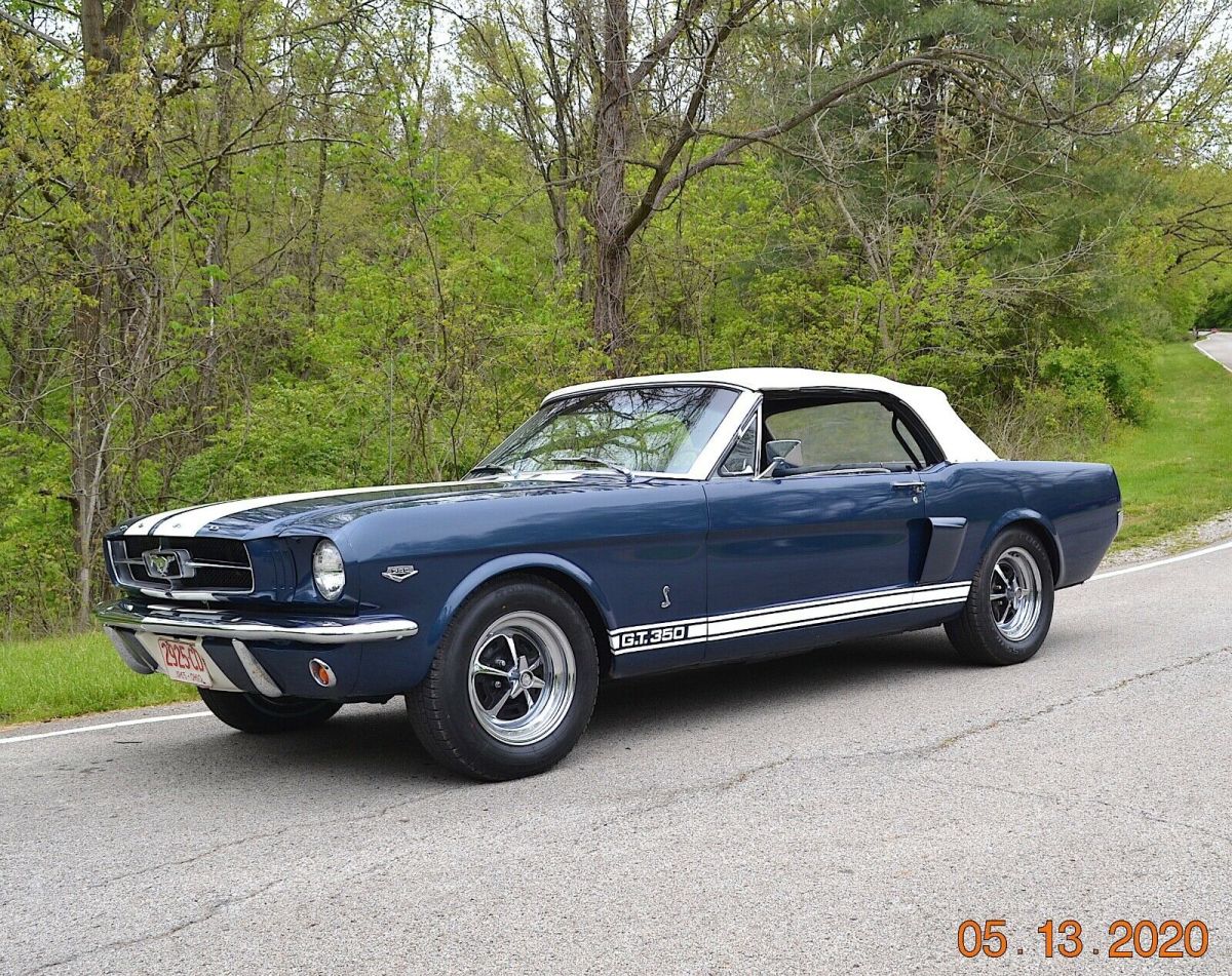 1965 Ford Mustang 289 PS GT350 STRIPES MAGNUM 500 WHEELS - photo 2