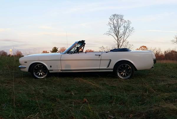 1965 Mustang Convertible 289 V-8 Hurst 4 Speed Wimbledon White Beauty 1965 Ford Mustang CONVERTIBLE 289-V-8 HURST 4 SPEED