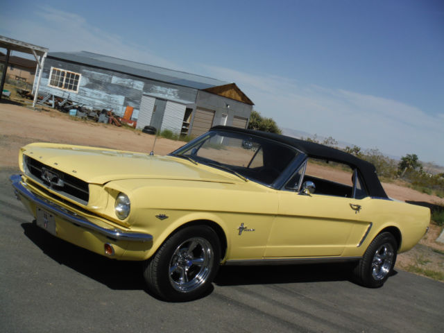 1965 MUSTANG CONVERTIBLE C CODE 302 WITH AOD TRANS, P/S, DISC BRAKE, NEW TOP !!! 1965 Ford Mustang CONVERTIBLE C CODE 302 WITH AOD