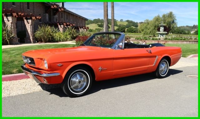 1965 MUSTANG CONVERTIBLE ONE OWNER SINCE NEW GARAGED LOW MILE CALIFORNIA CAR 1965 Ford Mustang 1 OWNER 1965 MUSTANG CONVERTIBLE ORIGINAL INTERIOR
