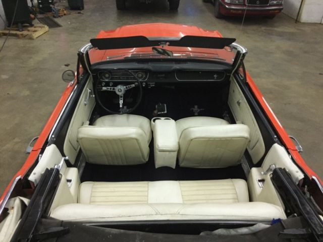 1965 Ford Mustang Poppy Red Stick Shift Convertible - photo 13