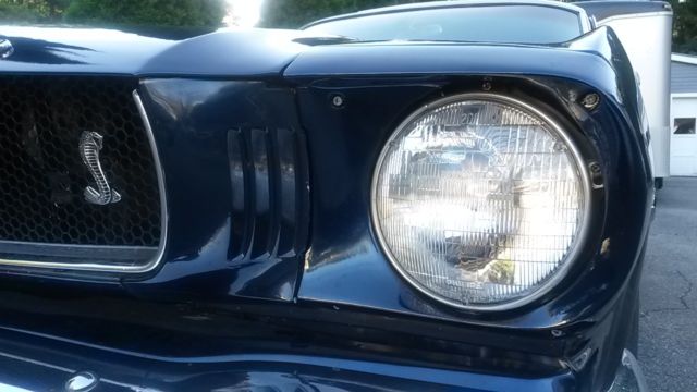 1965 Mustang Coupe Blue Exterior with Black Interior 289 V8 5 Speed Disc Brake 1965 Ford Mustang