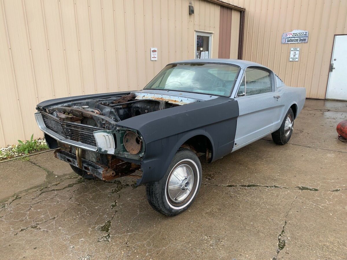 1965 Mustang Fastback A-Code 289 V8 Project Car - Clear Title 1965 Ford Mustang