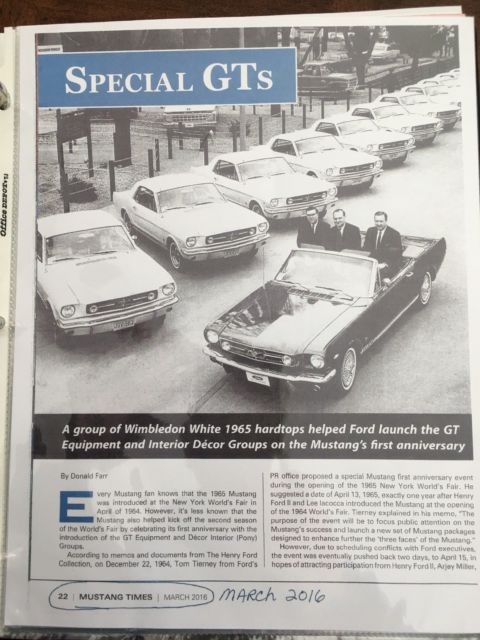 1965 Ford Mustang GT A Code - photo 12