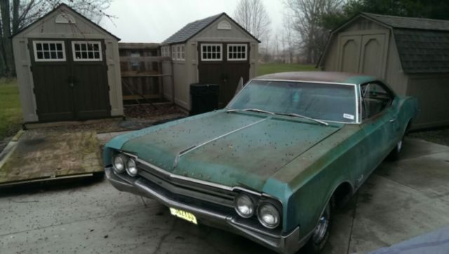 1965 OLDSMOBILE DELTA 88 2 DOOR COUPE BIG BLOCK 425 V8 BARN FIND 1965 Oldsmobile Eighty-Eight DELTA 88 HOLIDAY COUPE