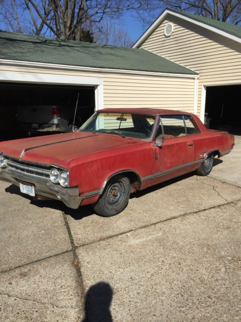 1965 OLDSMOBLE 442 ONE OWNER AUTHENTIC BARN FIND ORIGINAL PAINT! GREAT PROJECT 1965 Oldsmobile 442