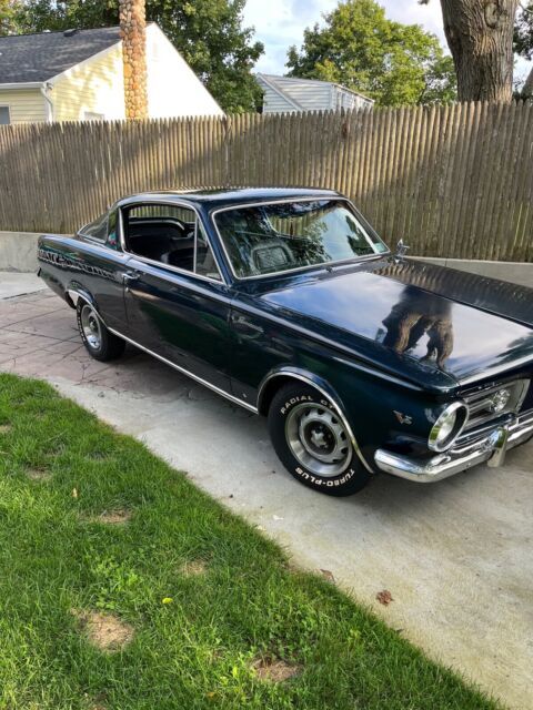1965 Plymouth Barracuda Coupe Blue RWD Automatic 1965 Plymouth Barracuda