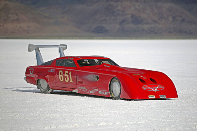 1965 Plymouth Barracuda Racecar SCTA Bonneville Speedweek Salt flats LSR 1965 Plymouth Barracuda Custom
