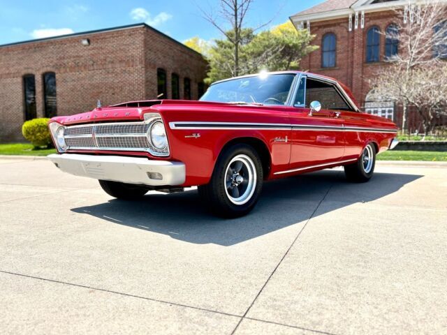 1965 Plymouth Belvedere Red Coupe 383 V8 4 Speed Manual 1965 Plymouth Belvedere