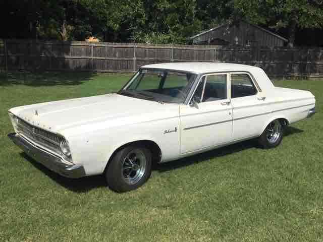 1965 Plymouth Belvedere Sedan White RWD Manual I 1965 Plymouth Belvedere I