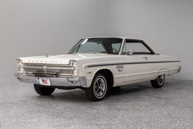 1965 Plymouth Fury III 32080 Miles White Hardtop 383ci 4-Spd Manual 1965 Plymouth Fury III