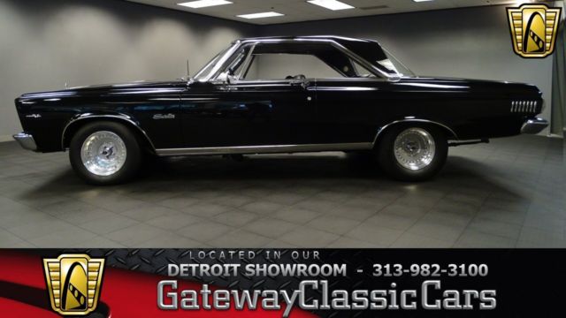 1965 Plymouth Satellite 300 Miles Black Coupe 440 CID V8 3 Speed Automatic 1965 Plymouth Satellite