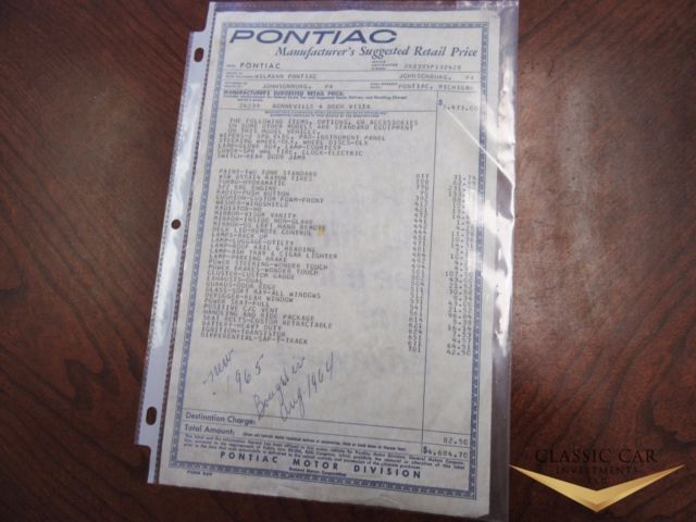 1965 Pontiac Bonneville 4dr HT - photo 8