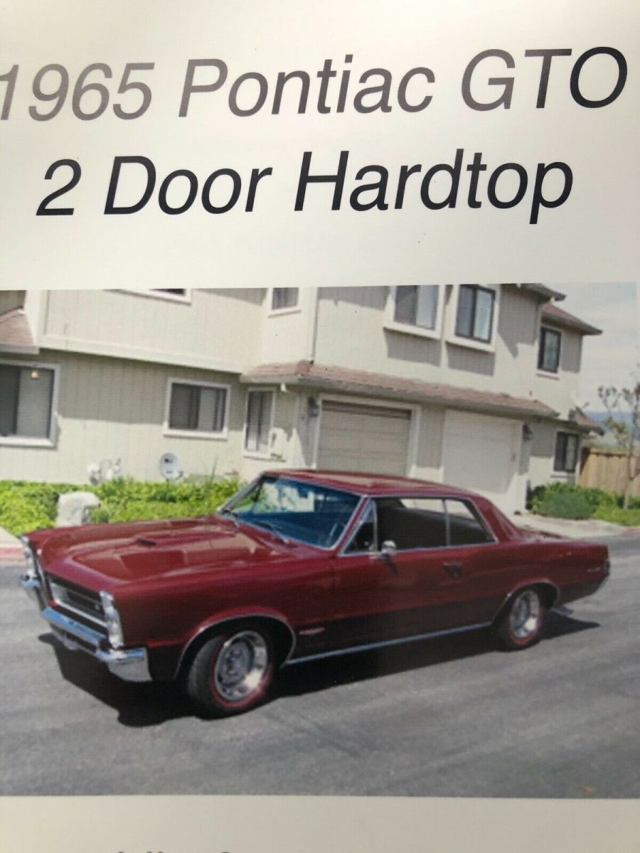 1965 PONTIAC GTO 2 DOOR HARDTOP 1965 Pontiac GTO