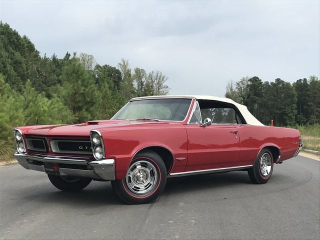 1965 Pontiac GTO 389 Tri-Power Convertible, Restored, PHS Documented, Beautiful 1965 Pontiac GTO