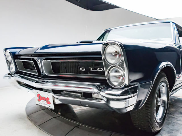 1965 Pontiac GTO 389 V8 4 Speed Manual Hardtop Nightwatch Blue 1965 Pontiac GTO --