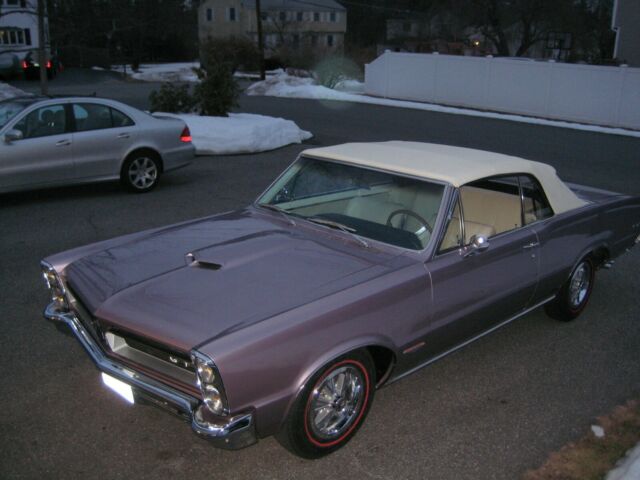 1965 Pontiac GTO 4-Speed Convertible in IRIS MIST 1965 Pontiac GTO