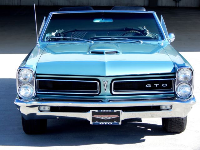 1965 Pontiac GTO 421 Convertible with Tri Power & 4-Speed Transmission Restored 1965 Pontiac GTO 421 Convertible with 4-speed & Tri-power