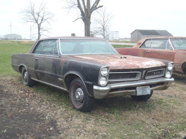 1965 PONTIAC GTO BLACK CAR PW TILT P ANT. SPLITTERS PHS AUTO 65 389 HARDTOP 1965 Pontiac GTO 2 Door