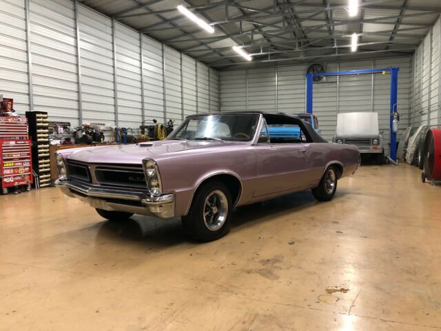 1965 Pontiac GTO Convertible 4 Speed Iris Mist Frame Off with 28 Miles on Motor 1965 Pontiac GTO