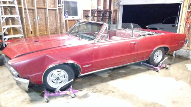 1965 PONTIAC GTO CONVERTIBLE PHS DOCUMENT RESTORATION PROJECT ORIGINAL ENGINE 1965 Pontiac GTO GTO CONVERTIBLE