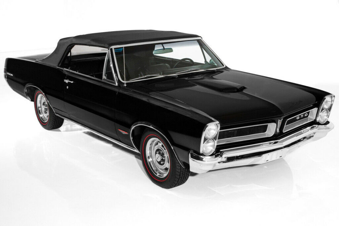 1965 Pontiac GTO Convertible Triple Black PHS - photo 2