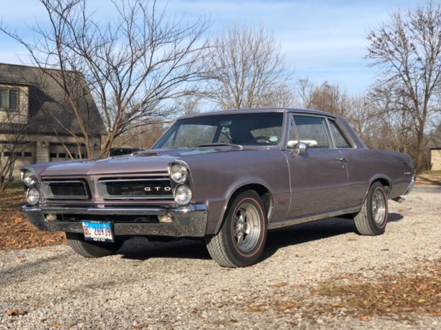 1965 Pontiac GTO Iris Mist Coupe; 389 TriPower 4-Speed 1965 Pontiac GTO