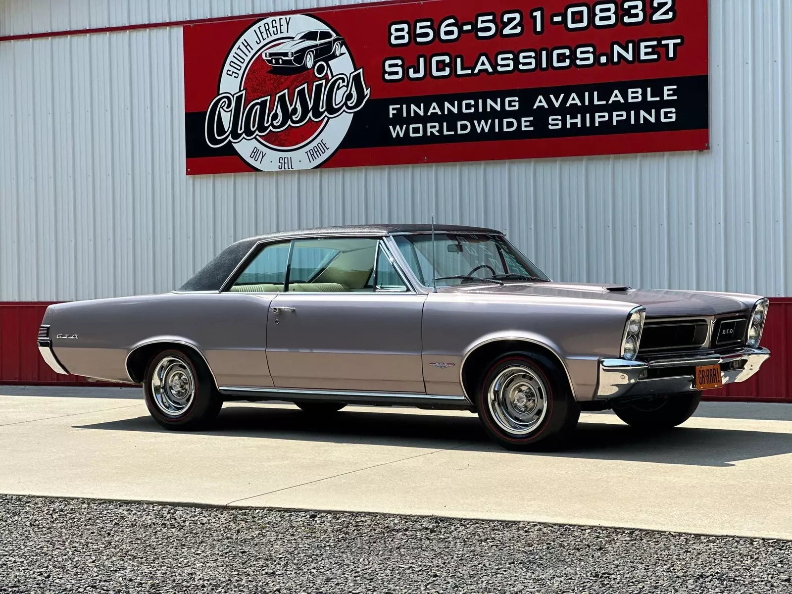 1965 Pontiac GTO Rare Iris Mist Exterior, Parchment Interior, 389 Tri Power 4spd