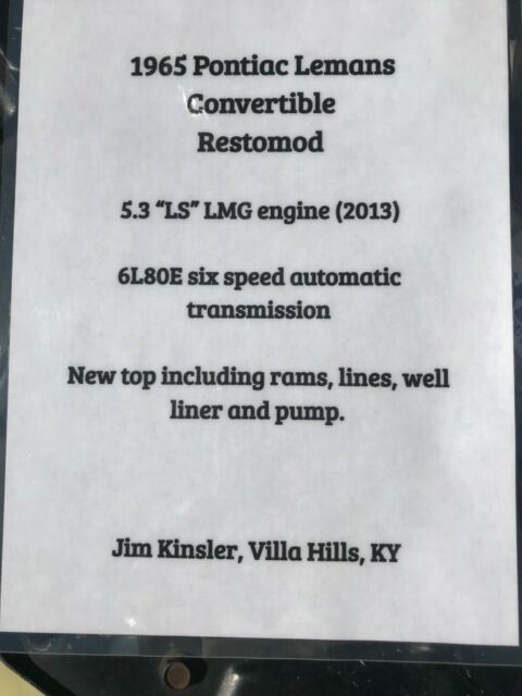 1965 Pontiac Le Mans Black vinyl - photo 3