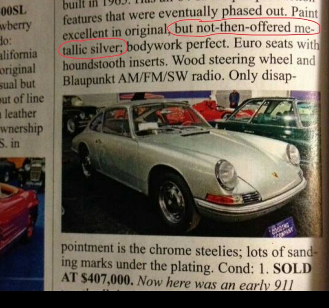 1965 Porsche 911 1965 911 silver - photo 12