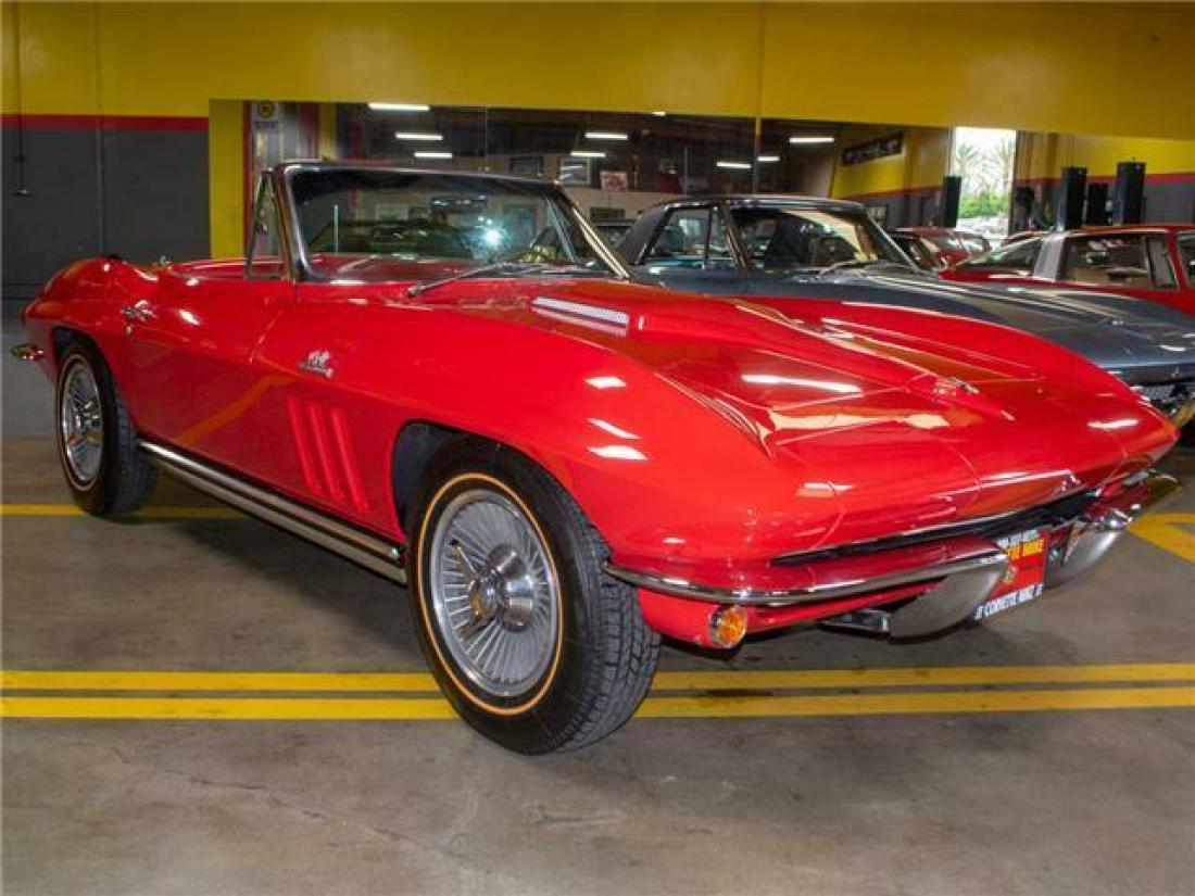 1965 Rally Red Corvette Convertible L78 396/425hp, 4-speed 1965 Chevrolet Corvette Convertible