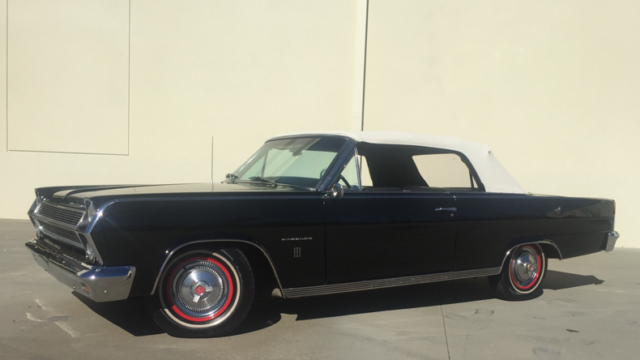 1965 Rambler Ambassador 990 Convertible V8 A/T A/C Black White buckets Restored 1965 AMC Other