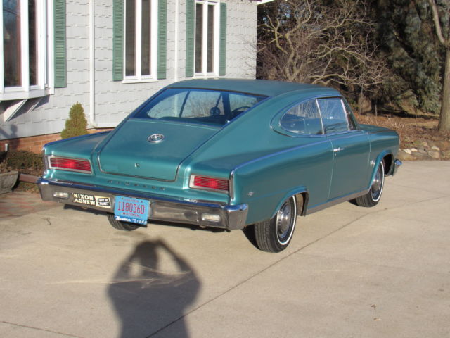 1965 Rambler Marlin Coupe 287 V8 Automatic Trans AMC American Motors fastback 1965 AMC Other Marlin