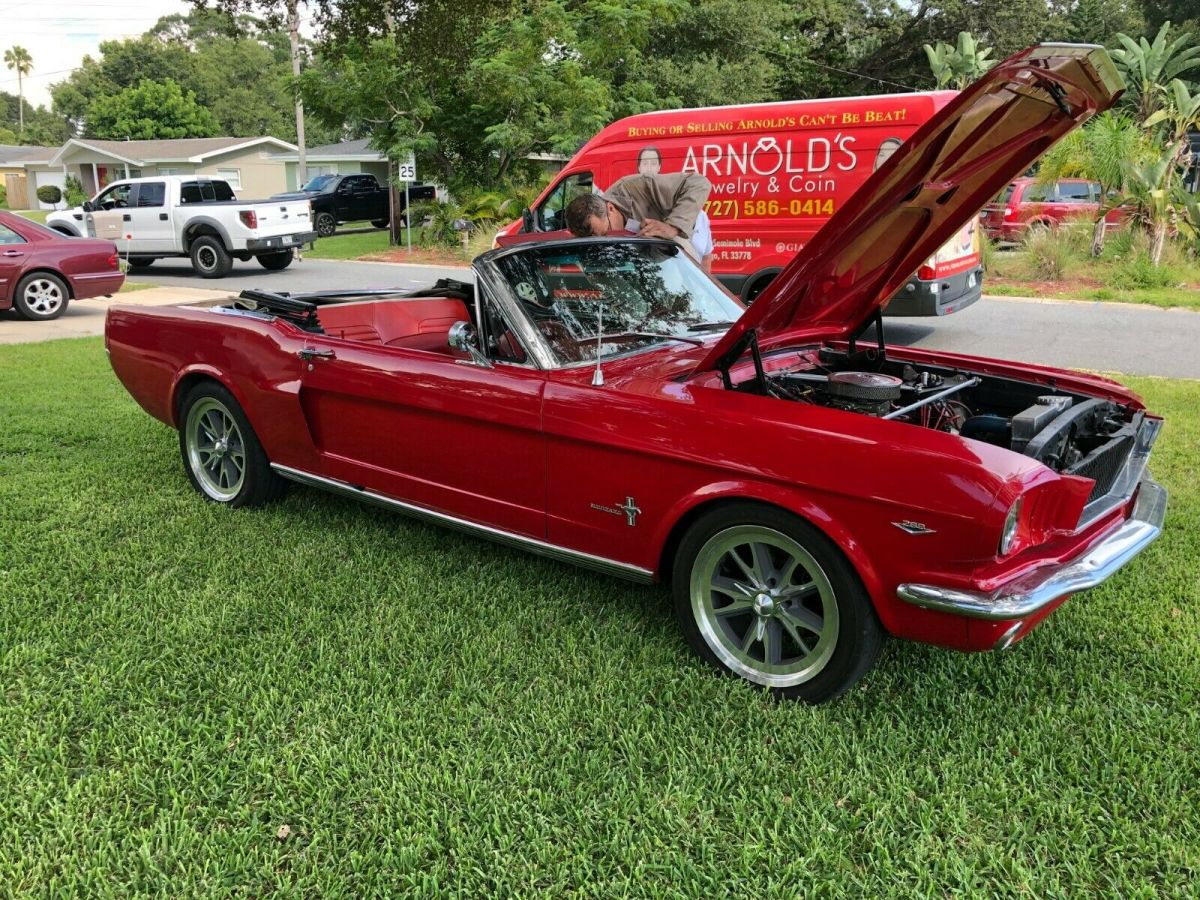 1965 Red Mustang Convertible Awesome Rest-mod 1965 Ford Mustang