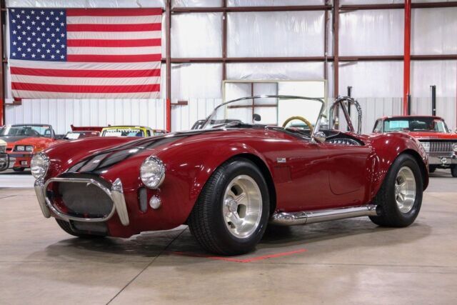 1965 Shelby AC Cobra Replica 3983 Miles Burgundy Coupe 5.7 Liter V8 Manual 1965 Shelby AC Cobra Replica