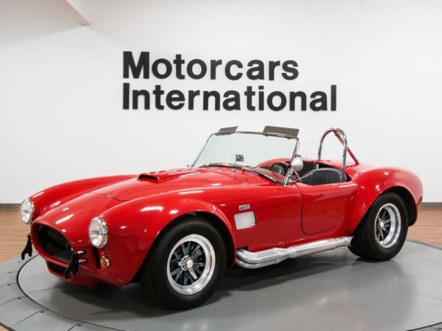 1965 Shelby American 427SC Cobra 2950 Miles Rangoon Red 427 4 Speed Manual 1965 Shelby American 427SC Cobra